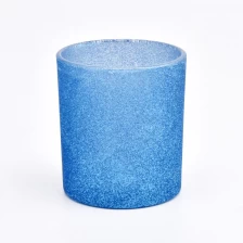 China Party Shiny Glass Candle Jars manufacturer