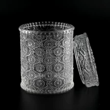 China 300ml 8oz Glass Candle Vessel with Lids Empty Glass Jars for Candle Making manufacturer