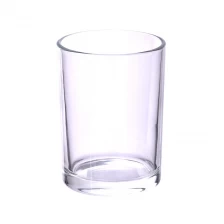China Wholesale clear round glass candle jar manufacturer