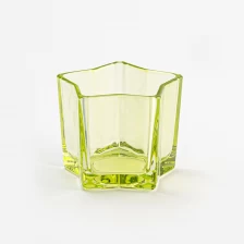 China New Arrival Star Shape Glass Candle Holders Votive Glass Candle Holders Wholesale manufacturer