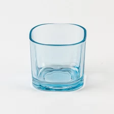 China Custom square glass candle jar wholesale manufacturer