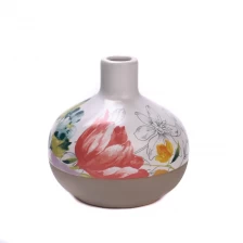China Custom Beautiful Modern Design Ceramic Diffuser Bottles Reed Diffuser Bottles Wholesale manufacturer