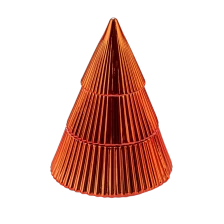 China 2025 2026 Popular Christmas Tree Glass Candle Jar with Lids for Christmas Decoration manufacturer