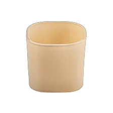 China Luxury Matte Square Glass Candle Jar Wholesale manufacturer