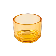 China Custom color Glass Holder Thick Wall Unique Glass Jars for Candle home decor manufacturer