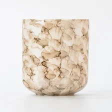 China Custom Modern Candle Vessels Empty Scented Candle Container Home Decoration manufacturer