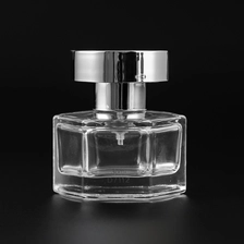 China Custom Color Empty Polygonal Glass Perfume Bottles Wholesale manufacturer