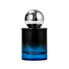 China Custom Color Logo Luxury Glass Perfume Bottles Wholesale manufacturer