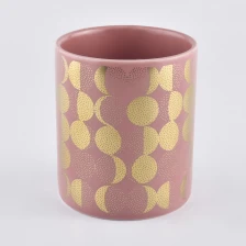 China Custom Home decorative Ceramic Vessels Candle Jar manufacturer