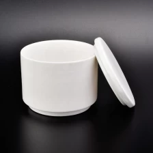 China Wholesale 8 oz ceramic candle jar with lid manufacturer