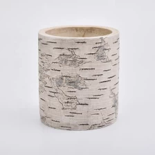 China 360ml Cylinder Shaped Concrete Candle Jar Wholesale manufacturer