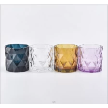 China Wholesale Luxury Diamond Glass Candle Jars manufacturer