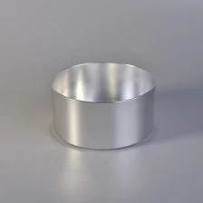 China 400ml Silver Aluminum Metal Candle Jar Wholesale manufacturer