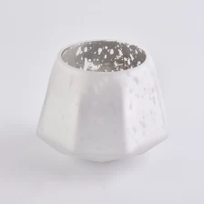 China Wholesale 9oz mercury hexagon glass candle jars manufacturer