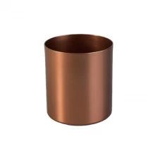 China vintage aluminum metal candle jar bucket holder cup manufacturer