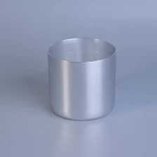 China Luxury Silver Metal Candle Jars Wholesale manufacturer