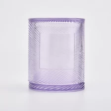 China Unique Design Glass Candle Jar With Lids manufacturer