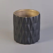 China Luxury custom ceramic candle containers 500ml manufacturer
