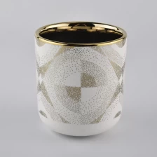 China Wholesale high quality Cylinder Ceramic Candle Vessel customized design logo manufacturer