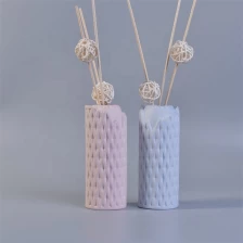 China wholesale ceramic matte white reed aroma diffuser empty bottles manufacturer