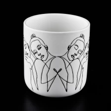 China Matte White Ceramic Candle Holders Wholesale manufacturer