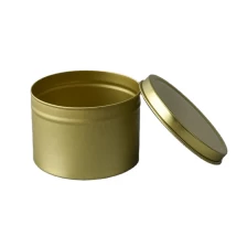 China Wholesale Travel Gold Candle Tin Box manufacturer