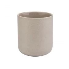China Customized Simple Ceramic Candle Vessels Supplier manufacturer