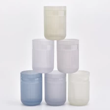 China Hot Sale Beautiful Glass Candle Jar For Candle Making manufacturer