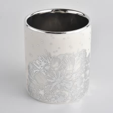 China 11oz Ceramic Candle Jar With Custom Printing manufacturer