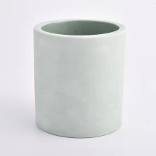 China Wax Safe Cylinder Concrete Candle Vessels Wholesale manufacturer
