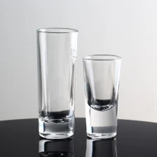 porcelana Juego de vasos de chupito transparentes de 1,5 oz con base pesada fabricante