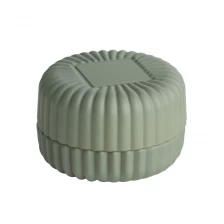 porcelana Tarro de polvo de tamaño pequeño con forma de tarro de vela perfumada de vidrio fabricante
