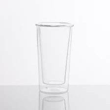 porcelana Vaso de vidrio de doble pared de 12 oz para cerveza, agua con gas fabricante