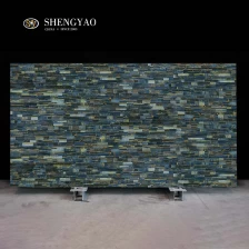 Chine Vente en gros de dalles de pierres précieuses en pierre d'oeil de tigre bleu fabricant