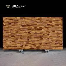 中国 奢华装饰墙板黄虎眼石大板工厂 制造商