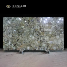 China Semi Precious Stone Labradorite Slab manufacturer