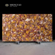 China Gemstone Multi Red Jasper Stone Slab manufacturer