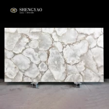 China Semi Precious Stone Slab Agate Wall Panel manufacturer