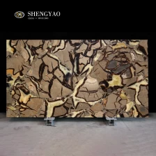 Chine Dalle de pierres précieuses en pierre de grain de léopard personnalisée fabricant