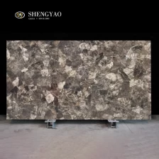Chine Dalle de quartz fumé foncé en vente, fournisseur de pierres semi-précieuses Chine fabricant