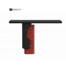 China Red Ruby Stone Magic Cloud Console Table manufacturer