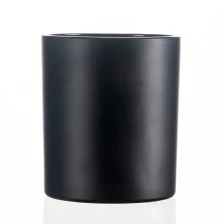 China Matte Black Glass Candle Jar 11oz Wholesale manufacturer