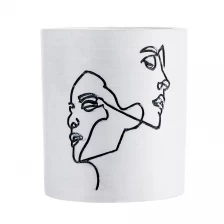 China The Lovers 10oz Home Fragrance Cement Candle Holder Wholesale manufacturer