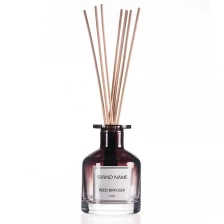 China Round Spray Glass Diffuser Bottle Factory manufacturer
