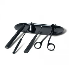 China Schwarzes Kerzenzubehör-Set Wick Trimmer Factory Hersteller