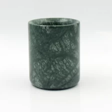 China Handmade Premium Marble Candle jar Green manufacturer