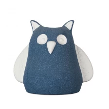 porcelana Jarrón de cerámica azul para decoración de estantes fabricante