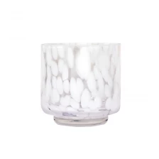 China 5oz Bulk Handmade Soy Candles Holder Glass For Sale White manufacturer