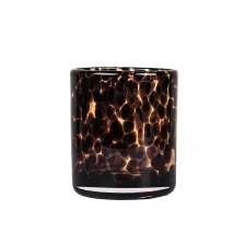 Cina Barattolo di candela votiva da 7 once con stampa animalier in vetro di lusso per il commercio all'ingrosso produttore