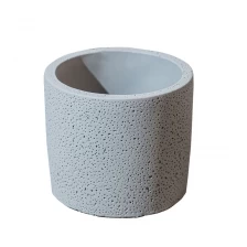 porcelana Portavelas de Concreto 11oz Natural fabricante